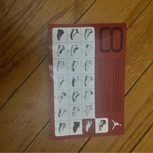 Air Jordan Sneaker Poster Aqua 8 card